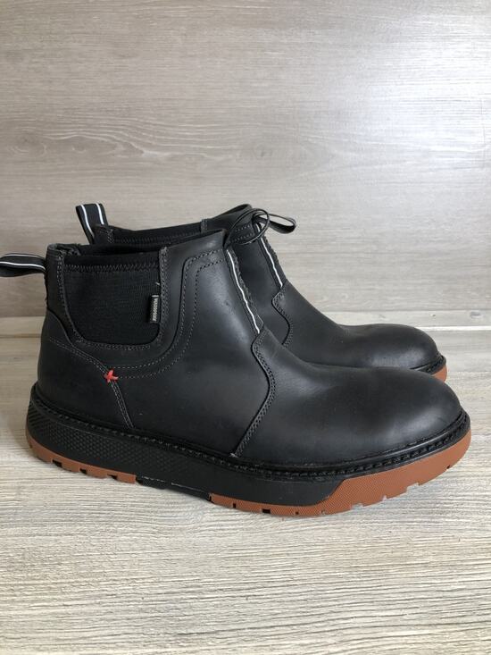 Xtratuf Deck Boots Mens 14 Black Bristol Bay Chelsea Leather Waterproof Pull On main image 4